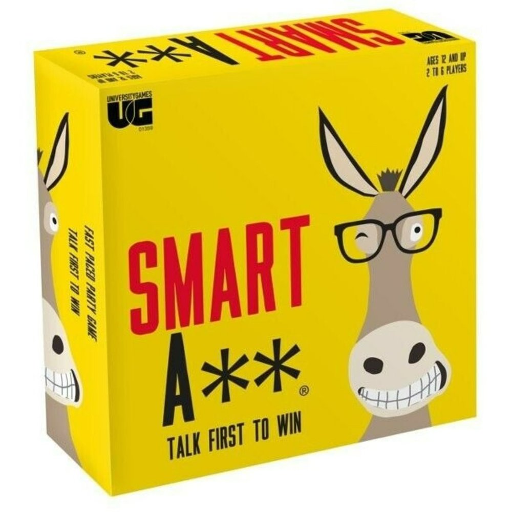 University Games Smart Ass Game The Ultimate Trivia Board Game New in Box Sealed